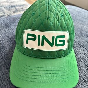 PING flexfit Green Quilted Cap